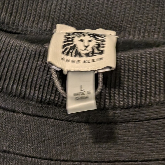 Anne Klein tunic sweater (L) NWT - Picture 3 of 4